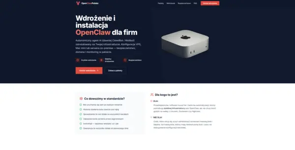 OpenClaw Polska — Wdrożenia agenta AI